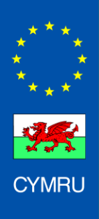 CYMRU EU badge